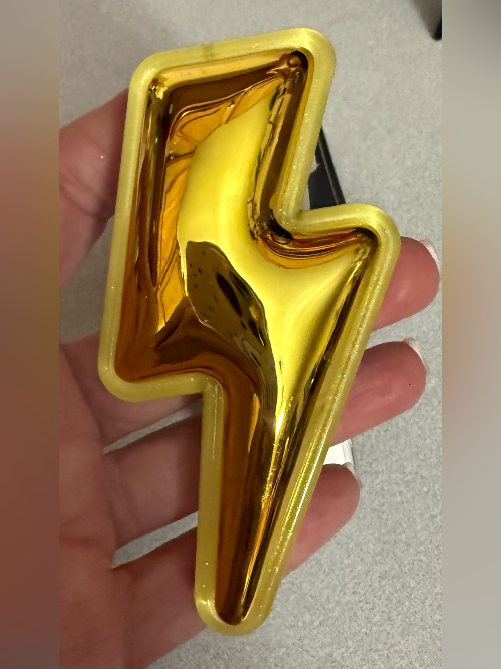 Bath & Body Works Metallic Gold Lightning Bolt 24/7 wallflower